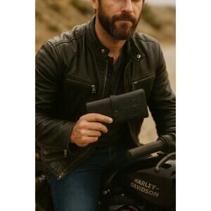 Harley-Davidson Black Faux Leather Tool Wallet – NWKey Chain